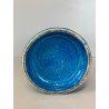 GRANDE VASO CERAMICA BITOSSI ALDO LONDI RIMINI BLU VINTAGE DEISGN ITALIA ANNI 70