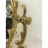 ANTICA SPECCHIERA BRONZO DORATO epoca '900 Barocchetto PSICHE SPECCHIO TOILETTE