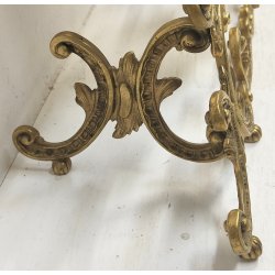 ANTICA SPECCHIERA BRONZO DORATO epoca '900 Barocchetto PSICHE SPECCHIO TOILETTE