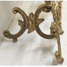 ANTICA SPECCHIERA BRONZO DORATO epoca '900 Barocchetto PSICHE SPECCHIO TOILETTE