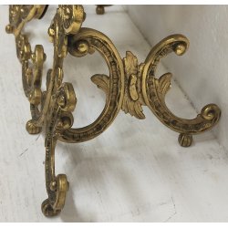 ANTICA SPECCHIERA BRONZO DORATO epoca '900 Barocchetto PSICHE SPECCHIO TOILETTE