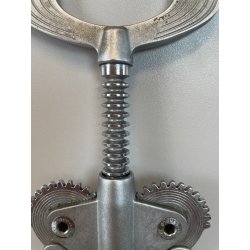GRANDE RARO CAVATAPPI CAMPAGNOLO 31 CM METALLO SATINATO VINO VICENZA CANTINA