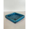 VASO POSACENERE CERAMICA BITOSSI ALDO LONDI BLU VINTAGE DESIGN ITALIA 1970
