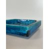 VASO POSACENERE CERAMICA BITOSSI ALDO LONDI BLU VINTAGE DESIGN ITALIA 1970
