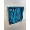 VASO POSACENERE CERAMICA BITOSSI ALDO LONDI BLU VINTAGE DESIGN ITALIA 1970