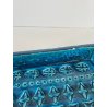 VASO SVUOTATASCHE CERAMICA BITOSSI ALDO LONDI BLU VINTAGE DESIGN ITALIA 1970