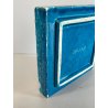 VASO SVUOTATASCHE CERAMICA BITOSSI ALDO LONDI BLU VINTAGE DESIGN ITALIA 1970