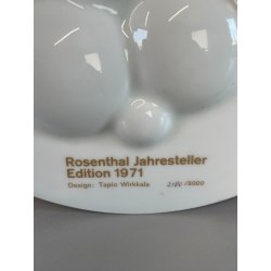 ANTICO PIATTO CENTROTAVOLA ROSENTHAL JAHRESTELLER EDITION 1971 TAPIO WIRKKALA