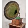 ANTICO GRAMMOFONO a TROMBA Columbia Rec. Grafonola MOVIMENTO Thorens FUNZIONANTE