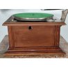 ANTICO GRAMMOFONO a TROMBA Columbia Rec. Grafonola MOVIMENTO Thorens FUNZIONANTE