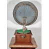 ANTICO GRAMMOFONO a TROMBA Columbia Rec. Grafonola MOVIMENTO Thorens FUNZIONANTE