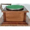ANTICO GRAMMOFONO a TROMBA Columbia Rec. Grafonola MOVIMENTO Thorens FUNZIONANTE