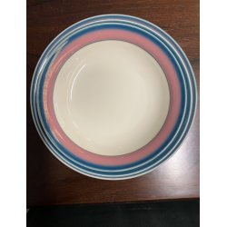 SET PIATTI MOD. Eco DESIGN Gariboldi per Richard Ginori 27 pz ROSA VERDE-BLU '72