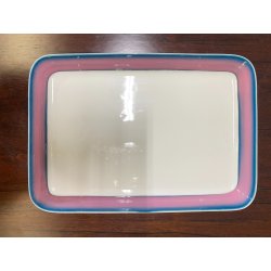SET PIATTI MOD. Eco DESIGN Gariboldi per Richard Ginori 27 pz ROSA VERDE-BLU '72
