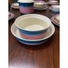 SET PIATTI MOD. Eco DESIGN Gariboldi per Richard Ginori 27 pz ROSA VERDE-BLU '72