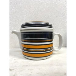 SERVIZIO CAFFè VINTAGE 10 pers THOMAS Rosenthal GROUP ARANCIONE NERO Germany '70