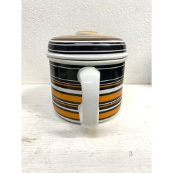 SERVIZIO CAFFè VINTAGE 10 pers THOMAS Rosenthal GROUP ARANCIONE NERO Germany '70
