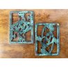 SCATOLA da GIOCO LEGNO RADICA MULTIUSO SENZA SCOMPARTI SCRIVANIA LETTERE VINTAGE