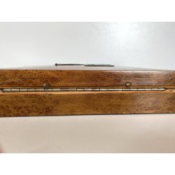 SCATOLA da GIOCO LEGNO RADICA MULTIUSO SENZA SCOMPARTI SCRIVANIA LETTERE VINTAGE