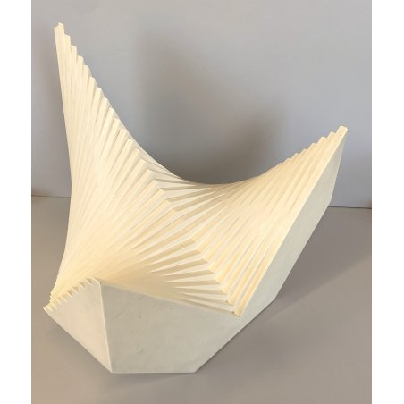 SCULTURA LEGNO Angelo Giuseppe Bertolio "Architettura di un ottagono" 470/A 1981