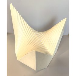 SCULTURA LEGNO Angelo Giuseppe Bertolio "Architettura di un ottagono" 470/A 1981