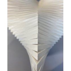 SCULTURA LEGNO Angelo Giuseppe Bertolio "Architettura di un ottagono" 470/A 1981