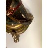 ANTICA SCULTURA LEGNO MORETTO VENEZIANO GONDOLIERE LIVREA TORCERE XIX sec 88cm/h
