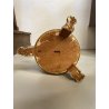 ANTICA SCULTURA LEGNO MORETTO VENEZIANO GONDOLIERE LIVREA TORCERE XIX sec 88cm/h