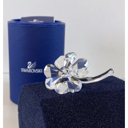 FIGURINA QUADRIFOGLIO CRISTALLO "Four Leaf Clover"  SWAROVSKI ART. A 7483 BOXED