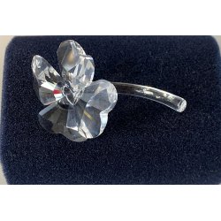 FIGURINA QUADRIFOGLIO CRISTALLO "Four Leaf Clover"  SWAROVSKI ART. A 7483 BOXED