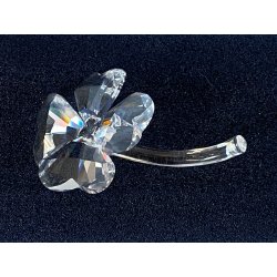 FIGURINA QUADRIFOGLIO CRISTALLO "Four Leaf Clover"  SWAROVSKI ART. A 7483 BOXED