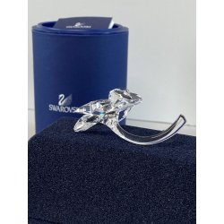 FIGURINA QUADRIFOGLIO CRISTALLO "Four Leaf Clover"  SWAROVSKI ART. A 7483 BOXED