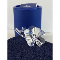 FIGURINA QUADRIFOGLIO CRISTALLO "Four Leaf Clover"  SWAROVSKI ART. A 7483 BOXED