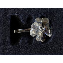 FIGURINA QUADRIFOGLIO CRISTALLO "Four Leaf Clover"  SWAROVSKI ART. A 7483 BOXED