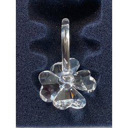 FIGURINA QUADRIFOGLIO CRISTALLO "Four Leaf Clover"  SWAROVSKI ART. A 7483 BOXED