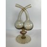 ANTICO SET TAVOLO VETRO MURANO CHAMPAGNE OLIO ACETO VITTORIO ZECCHIN OLIERA