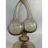 ANTICO SET TAVOLO VETRO MURANO CHAMPAGNE OLIO ACETO VITTORIO ZECCHIN OLIERA