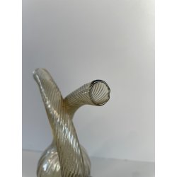 ANTICO SET TAVOLO VETRO MURANO CHAMPAGNE OLIO ACETO VITTORIO ZECCHIN OLIERA