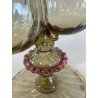 ANTICO SET TAVOLO VETRO MURANO CHAMPAGNE OLIO ACETO VITTORIO ZECCHIN OLIERA
