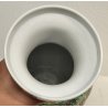 ANTICO VASO CINESE FAMILLE ROSE PORCELLANA DIPINTO FENCAI SCENA QUOTIDIANA FIORI