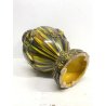 GRANDE VASO CERAMICA GIAPPONESE Awaji DRAGO ALTO RILIEVO SMALTO a GOCCIA 48cm/h