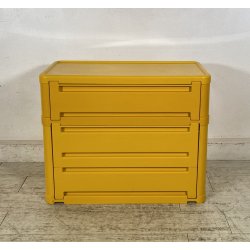 MOBILE Kartell GIALLO Olaf Von Bohr MOD. 4963 ABS DESIGN ANNI 70 SCARPIERA 20AGE