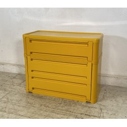 MOBILE Kartell GIALLO Olaf Von Bohr MOD. 4963 ABS DESIGN ANNI 70 SCARPIERA 20AGE