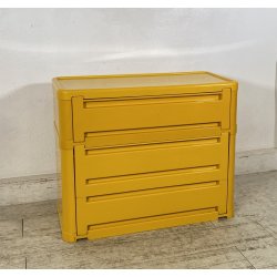 MOBILE Kartell GIALLO Olaf Von Bohr MOD. 4963 ABS DESIGN ANNI 70 SCARPIERA 20AGE