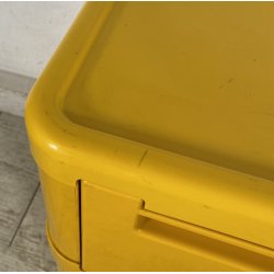 MOBILE Kartell GIALLO Olaf Von Bohr MOD. 4963 ABS DESIGN ANNI 70 SCARPIERA 20AGE