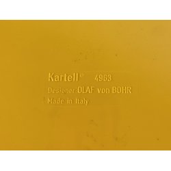 MOBILE Kartell GIALLO Olaf Von Bohr MOD. 4963 ABS DESIGN ANNI 70 SCARPIERA 20AGE