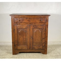 ANTICA CREDENZA 1800 LEGNO ABETE PIOPPO CUCINA EPOCA DISPENSA 2 ANTE CASSETTO