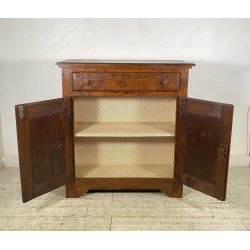 ANTICA CREDENZA 1800 LEGNO ABETE PIOPPO CUCINA EPOCA DISPENSA 2 ANTE CASSETTO