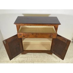ANTICA CREDENZA 1800 LEGNO ABETE PIOPPO CUCINA EPOCA DISPENSA 2 ANTE CASSETTO