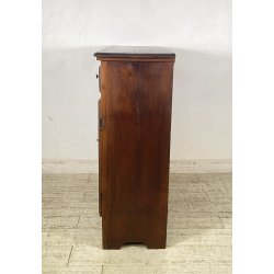 ANTICA CREDENZA 1800 LEGNO ABETE PIOPPO CUCINA EPOCA DISPENSA 2 ANTE CASSETTO